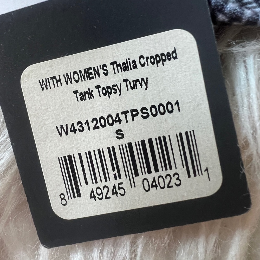NWT Wear It To Heart Thalia Crop Tank Bra - Picture 7 of 11